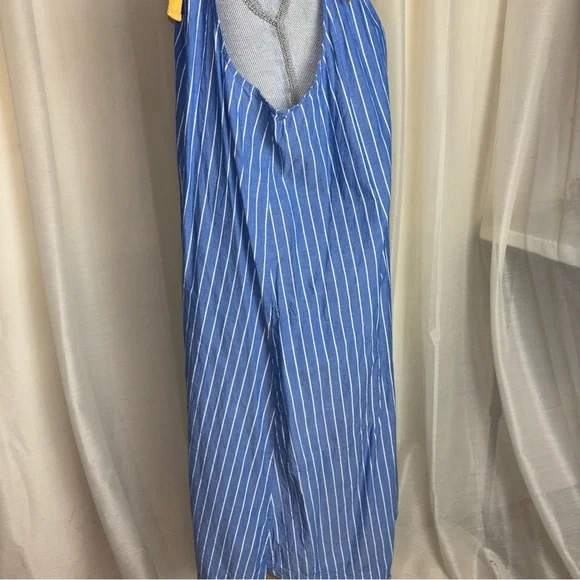 Matilda Jane Sandy Seashell Daydream Striped Tie Shoulder Swim Cover Up Dress - Picture 5 of 13